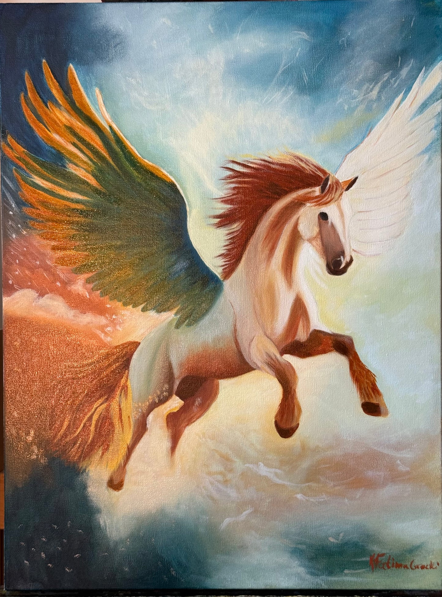 Pegasus in Flight